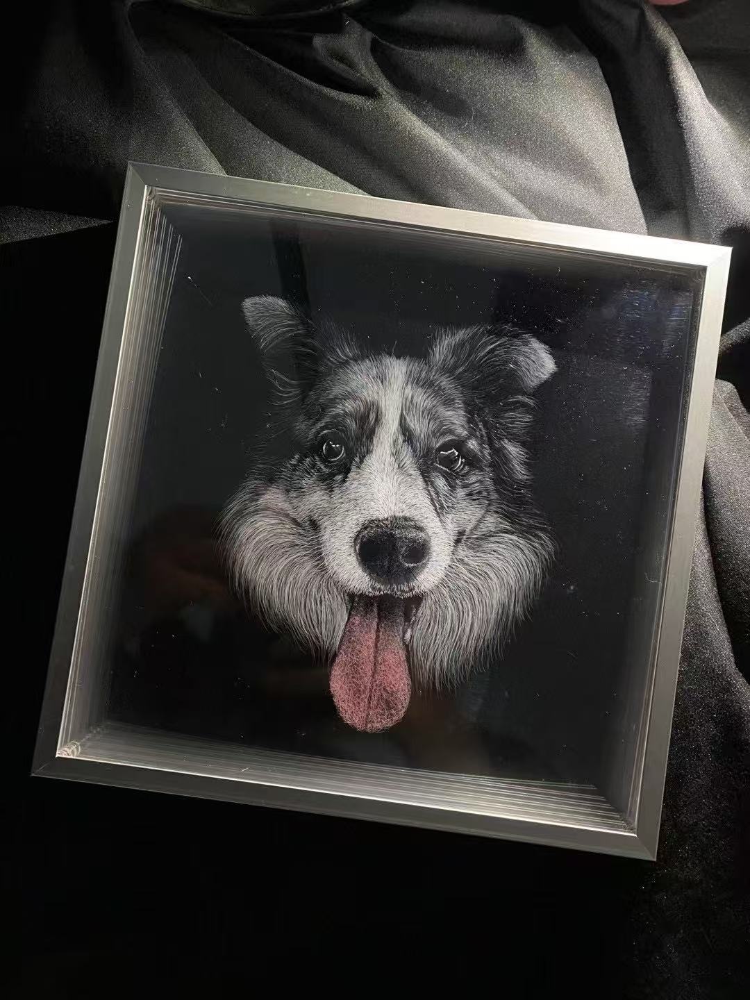 Custom 3D Pet Shadow Portrait