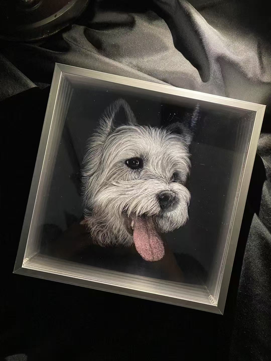 Custom 3D Pet Shadow Portrait